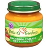 Nature's Goodness: Macaroni Tomato Beef Dinner Baby Food, 4 oz