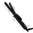 thumbnail image 3 of FARERY Mini Curling Iron for Short Hair, Travel Size with 3 Adjustable Heating 1/2", Black, 3 of 8
