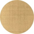 thumbnail image 1 of Ahgly Company Indoor Round Oriental Brown Industrial Area Rugs, 7' Round, 1 of 4