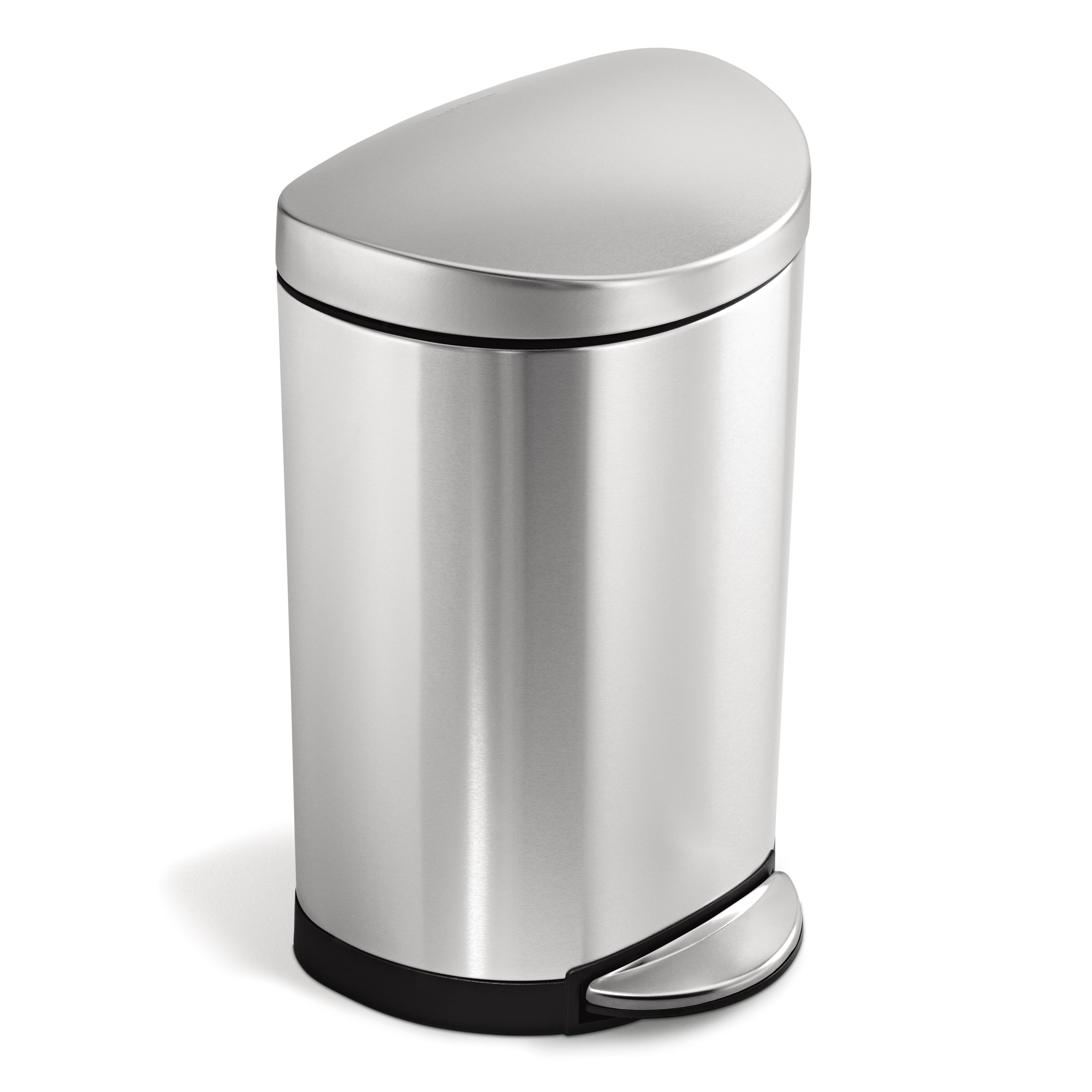 Simplehuman 10 Liter 2 6 Gallon Small Semi Round Bathroom Step Trash