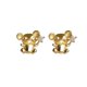 thumbnail image 1 of 1 par de adorables pendientes de plata con forma de ratón para mujer y niña, con forma de animal, para mujer, adorno de joyería (dorado), 1 of 2