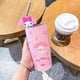 thumbnail image 3 of Termo de Hello Kitty de Sanrio, linda botella de agua de acero inoxidable Kuromi kawaii con pajita, taza para beber con sorbete, taza con aislamiento, 3 of 5