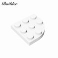 thumbnail image 1 of Little Builder 30357 Building Blocks Technological DIY 3x3 Rounded arc Wedge Plate MOC Creativity Educational Toy for Children White, 1 of 5