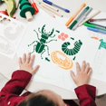 thumbnail image 2 of 4pcs Life Cycle of Insect Stencil Plastic Butterfly Beetle Bug Drawing Stencil Creature Growth Cycle Educational Evolution Toy Growth Stage Learning for Kids Scrapbooking, 2 of 8
