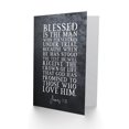thumbnail image 2 of James 1:12 Persevere Stood The Test Receive The Crown Of Life Christian Bible Verse Quote Scripture Typography Sealed Greeting Card Plus Envelope Blank inside, 2 of 4