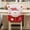 A, variant on Mouliraty Christmas Decorations New Fabric Three-dimensional Doll Chair Cover Santa Claus Table And Chair Cover Stool Cover Chair Back Cover