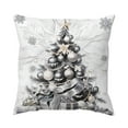thumbnail image 3 of Under $5 Christmas Throw Pillow Covers 18x18" Party Supplies Christmas Pillowcase Bedroom Sofa Cushion Pillow Cover, 3 of 7