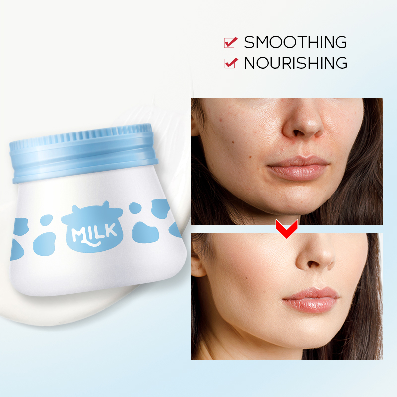 LAIKOU Milk Brightening Face Cream Moisturizer Skin Care 55g