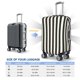 thumbnail image 4 of Balery Black And White Thick Stripes Funda de equipaje, fundas para maletas, elástica, lavable, protector de maletas, compatible con maletas de 18 a 32 pulgadas-X-Large, 4 of 7