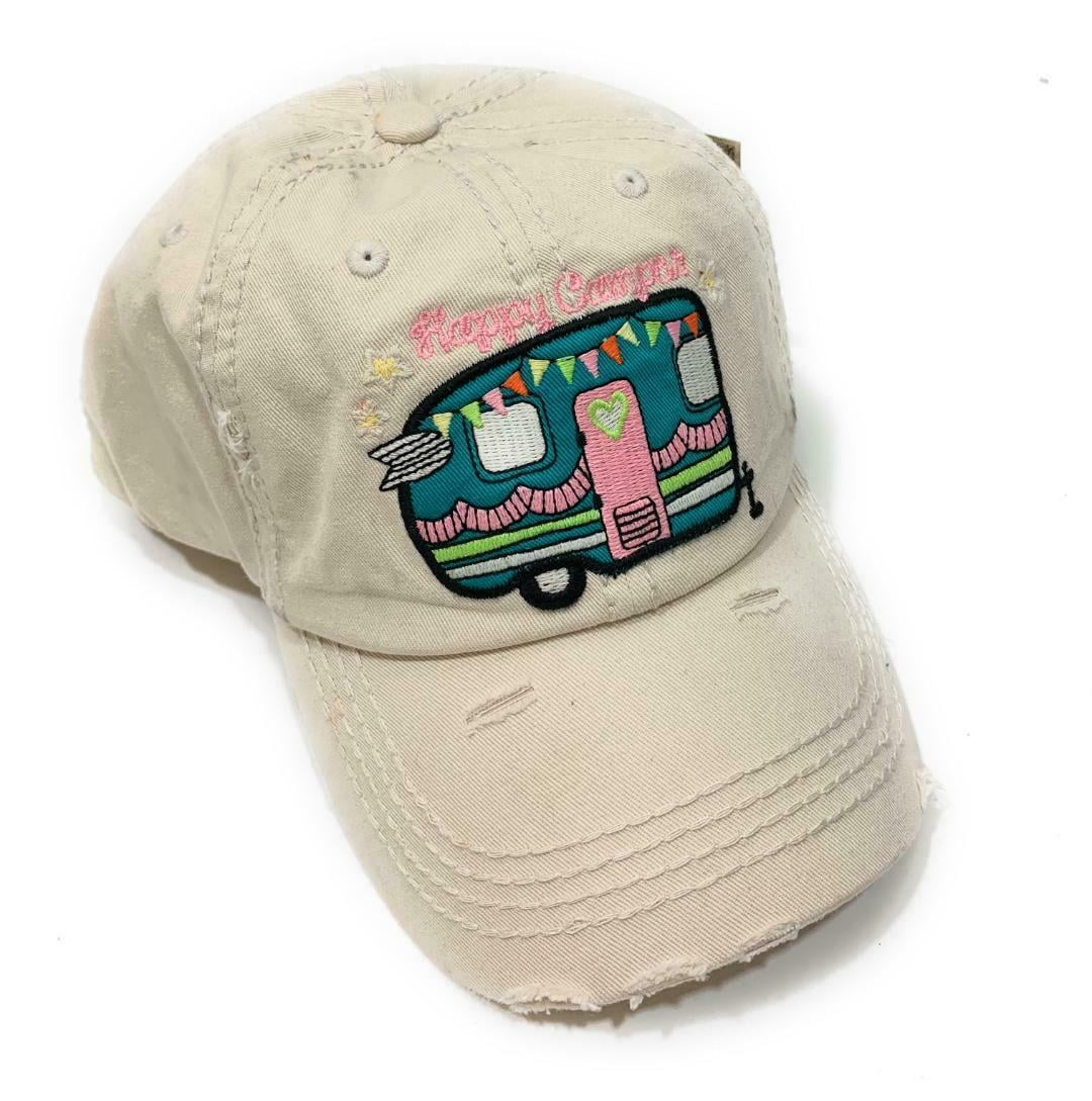 Hats \u0026 Caps HAPPY CAMPER Baby Snapback 