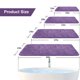 thumbnail image 5 of Alfombras de baño antideslizantes, lavables, de microfibra, color morado, grandes, absorbentes y peludas, para ducha, de 50 x 81 cm, 5 of 6