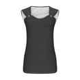 thumbnail image 4 of WQQZJJ Girls Casual Sleeveless Tops, Solid Color Crew Neck Wide Strap Tank Tops, Summer Comfortable Soft T-Shirt Top, 4 of 4