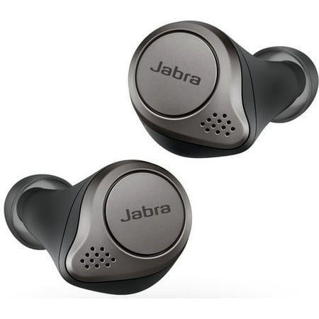 Jabra - Elite 75t True Wireless In-Ear Headphones - Titanium Black