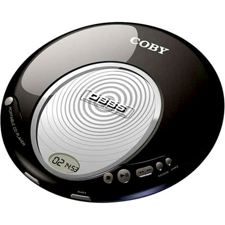 Coby Slim Personal CD Player - Black