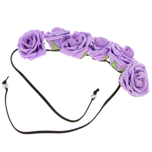 Diadema de Flores Macarena lila para Mujeres