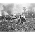 thumbnail image 2 of Marine Riflemen Moving Up Behind Flame-Throwing Tank On Okinawa. Ca. May 1945. World War 2. History (36, 2 of 2