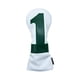 thumbnail image 3 of Funda para cabeza de palo de golf para maderas, protección de cuero PU, Golf resistente al desgaste de primera calidad blanco 1, 3 of 8
