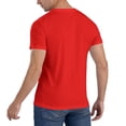 thumbnail image 4 of Walsh University Men'S Comfortable Summer Standard Short Sleeve T-Shirt - 150g Red-Large, 4 of 6