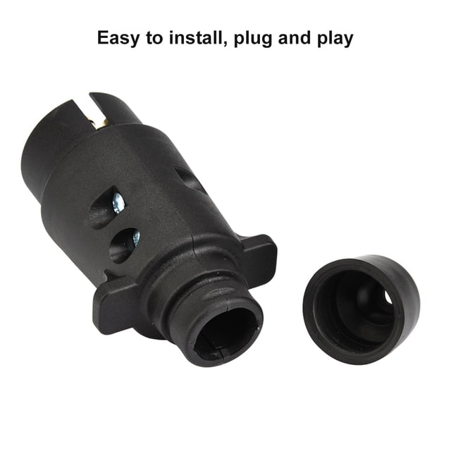 7 Pin Car Trailer Socket Plug Connector For Towbar Towing European Standard 12V Rv Parts