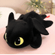 thumbnail image 2 of Furia Nocturna Night Fury Chimuelo Dragón Peluche 40cm Xtellar Negro, 2 of 4
