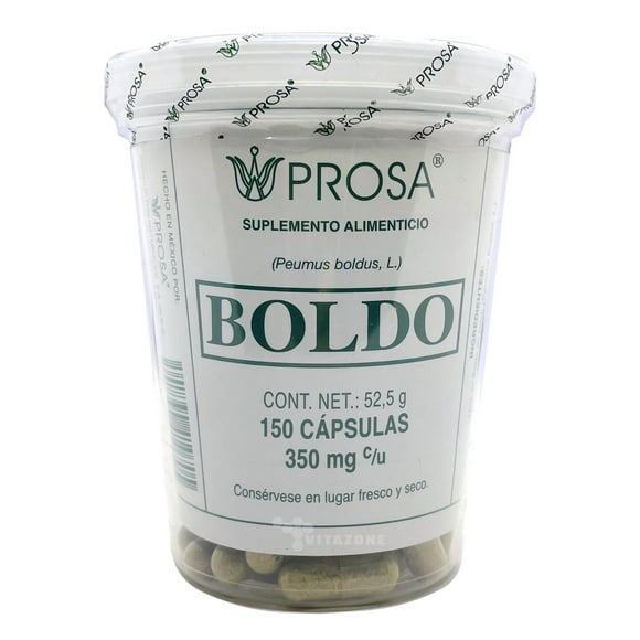 Boldo Prosa 150 cápsulas de 350 mg Prosa PROSABOLDO