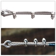 thumbnail image 5 of Uxcell 5/32" / 4mm Wire Rope Cable Clip Clamp, Stainless Steel U Bolt Fastener for Rigging Railing, Silver Tone 10Pcs, 5 of 5