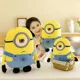 thumbnail image 2 of Figuras de acción de Minions de 30-65cm, personajes de películas, juguetes de peluche amarillos, Bob Stuart en pantalones vaqueros, muñecos de peluche, pasatiempos, regalo de Navidad para niños, 2 of 5
