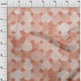 thumbnail image 3 of oneOone Cotton Poplin Twill Rose Brown Fabric Geometric Watercolor Polka Dress Material Fabric Print Fabric By The Yard 56 Inch Wide, 3 of 4