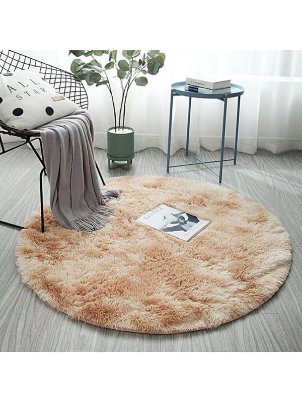 Modern Small Large Circle Round Hallway Runner 5cm Living Room Shaggy Thick Rugs 