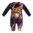 thumbnail image 5 of Yu-Gi-Oh Baby Onesie Romper Footless Infant Long Sleeve Jumpsuit for Boys Girls, 5 of 8