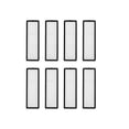 thumbnail image 1 of 8pcs For D10s / D10s Pro Robotic Vacuum Cleaner Accessories Hepa Filter Spare Parts, 1 of 5