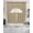 Brown, variant on Red Burlap Texture Swag Valances for Windows, Small Curtains Drapes, Farmhouse Vintage Red Kitchen Window Curtains Over Sink Rod Pocket Window Treatment Valance for Bedroom/Bathroom 56"x36"