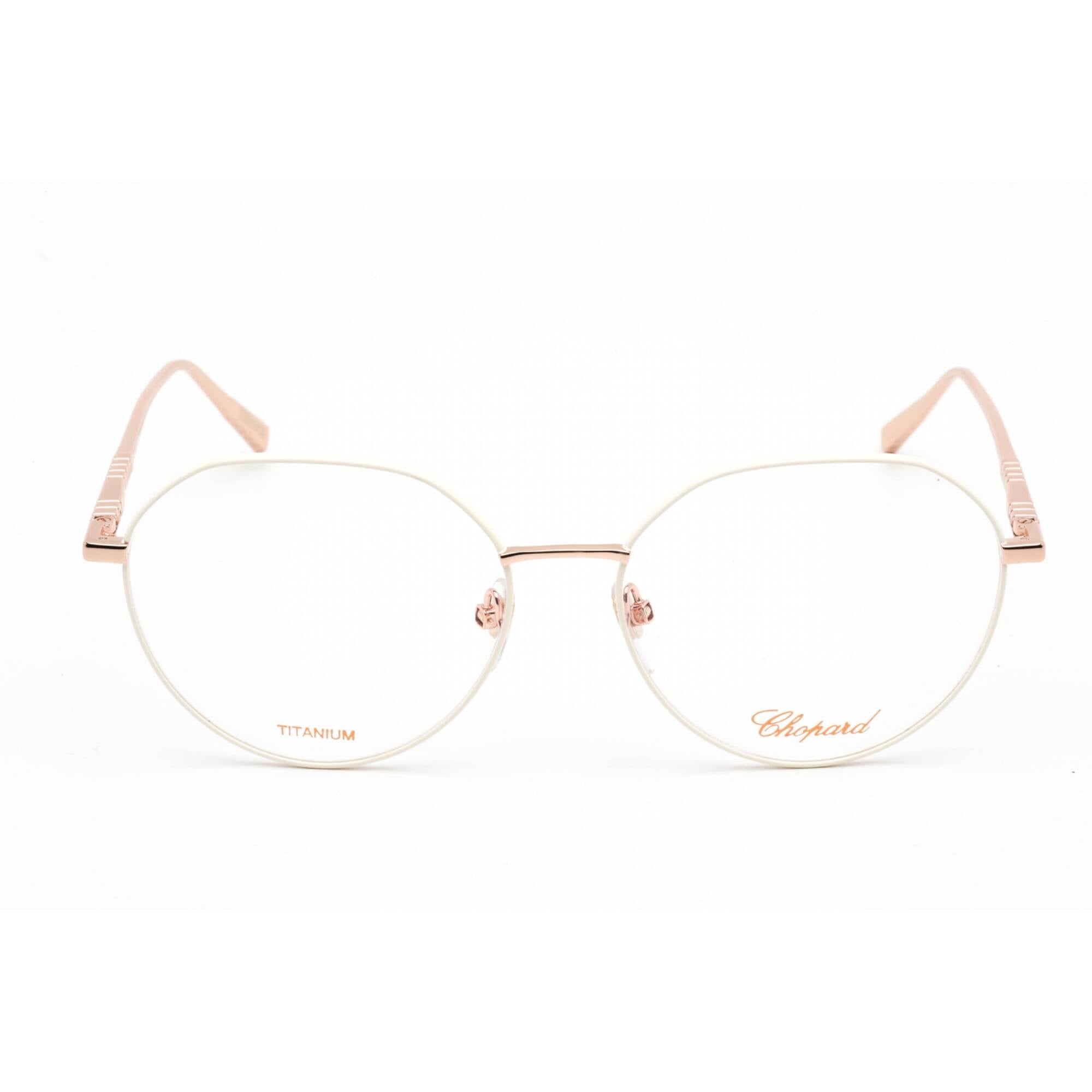 Chopard Gold Round Metal Frame Glasses Chopard Eyeglasses, Frames Only, VCHL66S 02AM 23KT GP, 53-17  main image 2