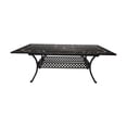 thumbnail image 5 of JERFIT Expandable Outdoor Dining Table, 5 to 7 Feet Natural Aluminum Patio Table with Scrollwork Design for Garden, Deck, Backyard, 5 of 10