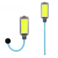thumbnail image 2 of Luz de trabajo con imán, luz de trabajo con carga USB, luz de reparación de automóviles, luz de reparación, linterna de luz fuerte, 2 of 2