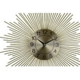 thumbnail image 2 of Three Star Import & Export  20 in. Round Gold Spikes Wall Clock, 2 of 3