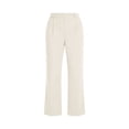 thumbnail image 6 of DYTTDG Women's Wide Leg Chino Pants | High Waisted Straight Leg Business Casual Trousers with Pockets, Office Wear, 6 of 7
