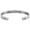 B, variant on Adjustable Semi-Open Quote Bangle for Men Women - Stainless Steel Engraved , Valentine's Day Christmas Birthday Gift for Couple Friend Daughter Son Family