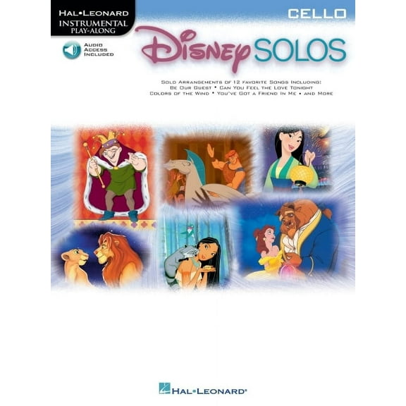 Disney Solos for Cello Book/Online Audio, (Paperback)