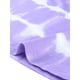thumbnail image 5 of Vestido De TalGrande PaMujer, Túnica, Cuello En V, ManCorta, Dobladillo Redondo, Teñido Anudado, VestidosMedPierMorado claro 2X, 5 of 6