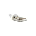 thumbnail image 2 of Meridian Furniture Rudy Cream Teddy Fabric King Bed, 2 of 11
