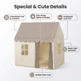 thumbnail image 6 of PigPigPen Kids Play Tent Indoor with Mat & Star Lights: Toddler Girl Tent & Playhouse - Kids Toys for Boy Girl Birthday Gift, 6 of 8