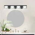 thumbnail image 5 of Hi-LIGHTS,Modern 4-Light Rotatable & Dimmable LED Vanity Light Fixture with Acrylic Shades,Energy-Efficient Bathroom Wall Sconce for Bathroom,Dressing Room,Mirror Cabinet,Living Room(Black）, 5 of 11