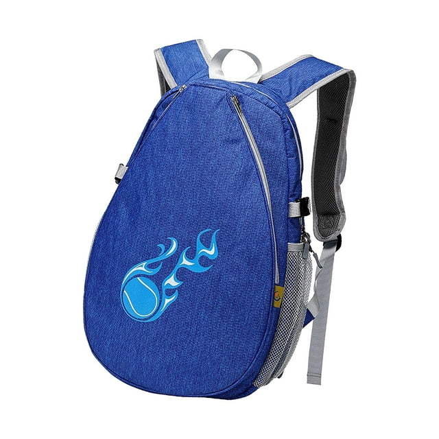 Mochila para raqueta de tenis, bádminton, pádel, bolsa para raqueta de tenis Azul profundo