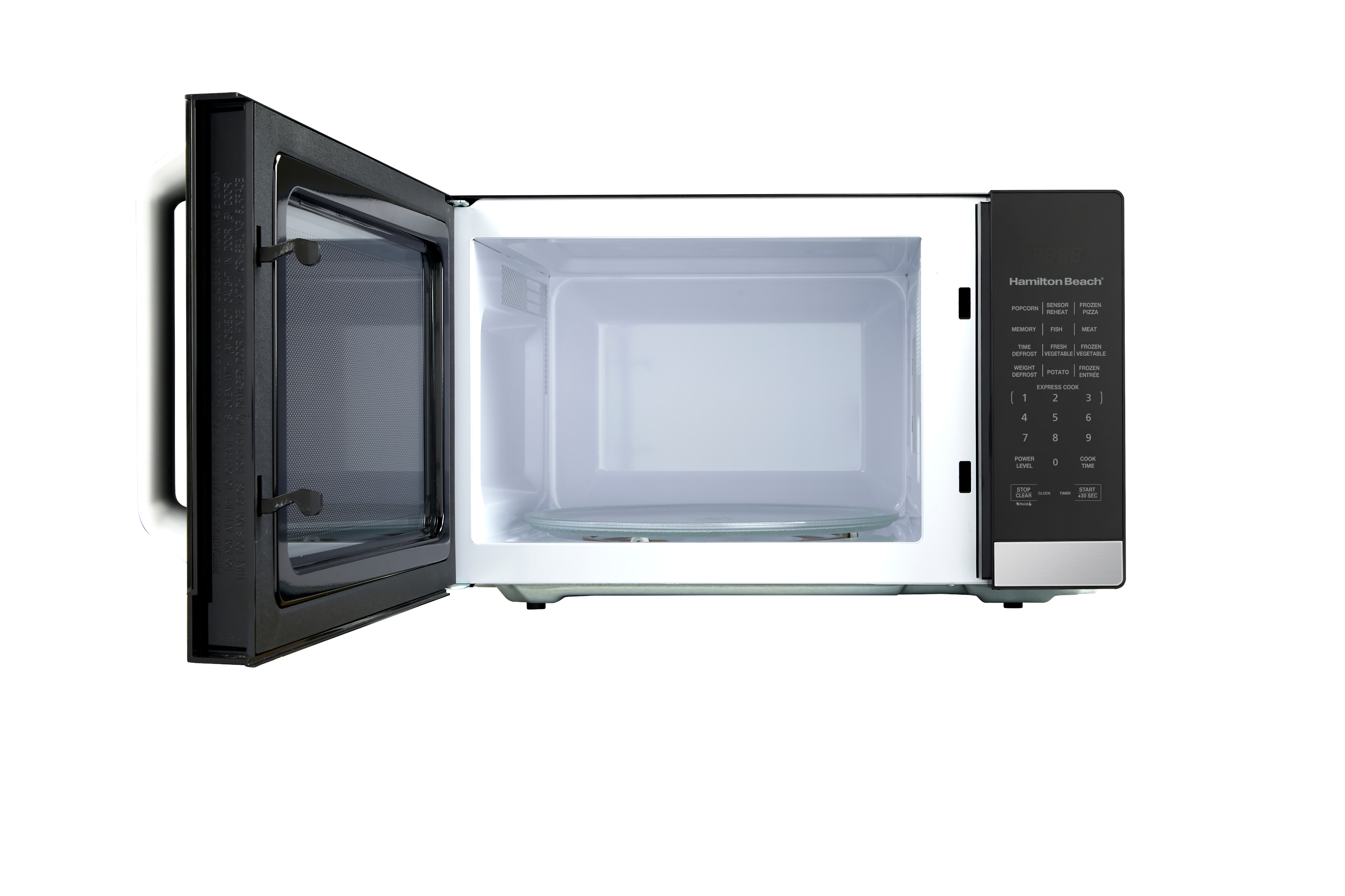 Hamilton Beach 1.4 Cu.ft. Microwave Oven, Stainless Steel, with Sensor - image 2 of 6