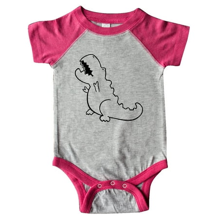

Inktastic Pocket Dino Baby Tyrannosaurus Gift Baby Boy or Baby Girl Bodysuit