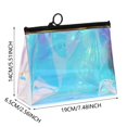 thumbnail image 3 of Transparent Cosmetic Bag Clear Makeup Bag Makeup Bundles Travel Make Up Bag Clear Make Up Bag Transparent Makeup Bag Clear Toiletry Bag Storage Bag Travel Bag Colorful,Clear Wash Pouch, 3 of 4