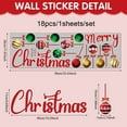 thumbnail image 3 of LQPWZU Christmas Window Clings Christmas Merry Christmas and Bell Gift Static Window Stickers for Xmas Holiday Window Decorations Decal Home Party Ornaments, 3 of 6
