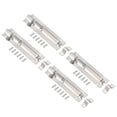 thumbnail image 1 of Uxcell Door Barrel Bolt Latch 4 inch 4 Pack Stainless Steel Security Latch Sliding Lock Silver Tone, 1 of 5