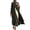 Army Green, variant on Womenās Casual RuffledāHem FlowyāChiffon OpenāFront FullāLength Muslim Abaya Cardigan For RamadanāPrayer And Everyday DubaiāStyle Wear Size SāXXL Plus Size Friendly
